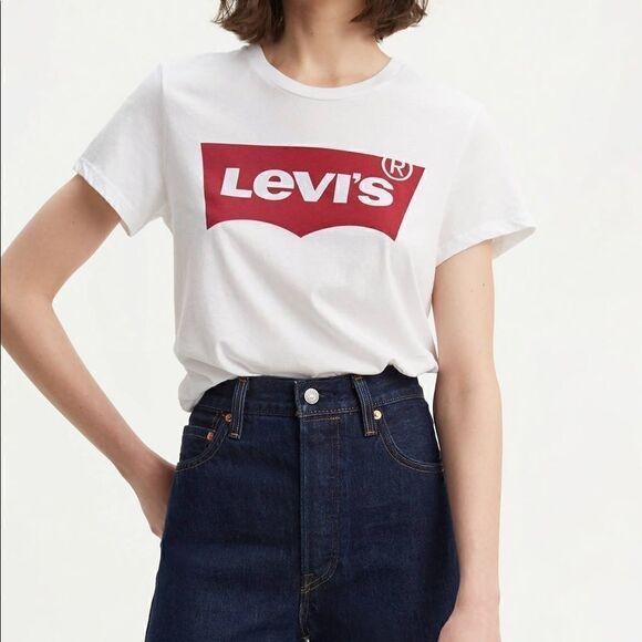 Levi’s Logo Perfect T-Shirt NWT - Picture 1 of 8